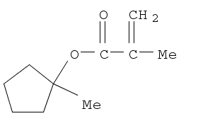 2-Propenoic acid, 2-methyl-, 1-methylcyclopentyl ester
